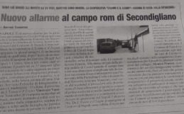 EMERGENZA COVID-19 AL CAMPO ROM DI SECONDIGLIANO: L’UOMO E IL LEGNO IN PRIMA LINEA