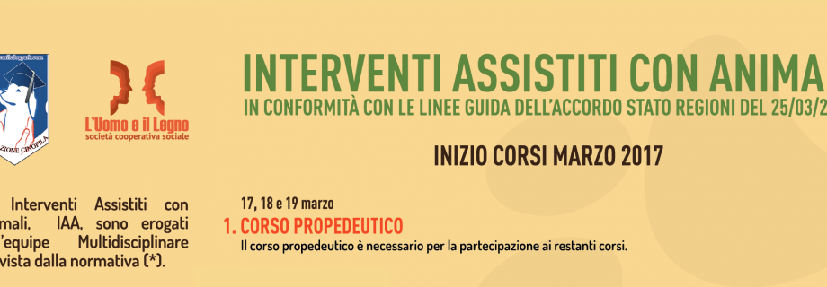 Formazione: Interventi assistiti con animali