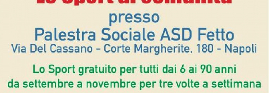 Sport di comunità