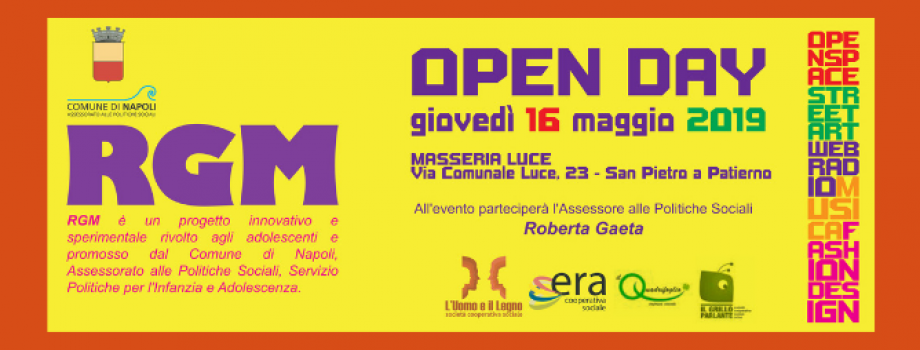 Open Day progetto Adolescenti RGM!